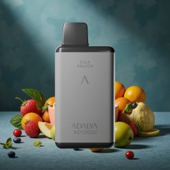 Adalya AD 10000 Puffs Einweg-Vape English Lord Weltraumgrau 14 ml 2% Nikotin USB-C