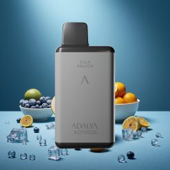 Adalya AD 10000 Puffs Wegwerf-Vape Blau-Eis Space Grau Sandgestrahlt USB-C 14 ml 2%