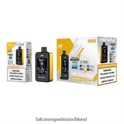 JNR MediaMax 40.000 Puff Erdbeerbanane 4L4VRL16 Jnr Vapes Website