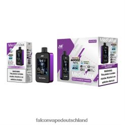 JNR MediaMax 40.000 Puff Kirsche Erdbeere Himbeere 4L4VRL14 Jnr Vape Germany