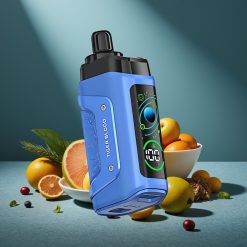 Razz Bar 45000 Puffs Wegwerf-Vape Tigerblut mit 1,0 Ohm Mesh Coil, einstellbarem Luftstrom, 650 mAh Akku, USB-C, 20 mg/ml Nikotin