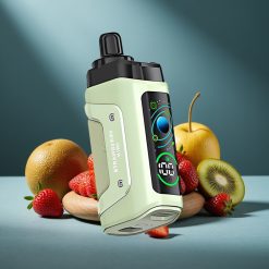 Razz Bar 45000 Züge Einweg-Vape Erdbeer-Kiwi mit 1,0 Ohm Mesh Coil, einstellbarem Luftstrom, 650 mAh Akku, Typ-C Ladung, 20 mg/ml Nikotin