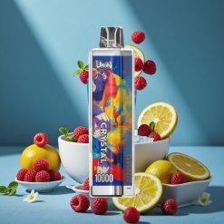 UWIN Crystal 10000 Züge Blaue Himbeere Limonade 18ml 650mAh Typ-C RGB
