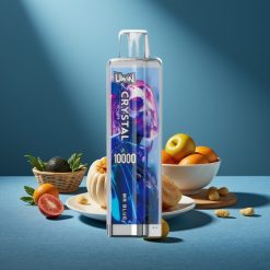 UWIN Crystal 10000 Züge Einweg-Vape Herr Blau mit 18ml, 650mAh, Typ-C, RGB-Licht