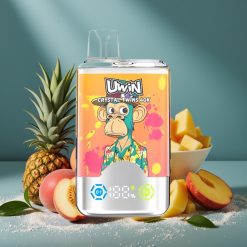 UWIN Crystal Twins 40000 Puffs Pfirsich Mango Ananas Red Bull 32ml 850mAh Typ-C 0,6 Ohm Mesh