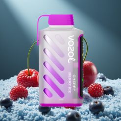 VOZOL Gear Power 20000 Züge Cherry Berry Eis S.i.L.C. Tech Dual Mesh Coil 20mL 5% Nikotin