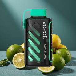 VOZOL Gear Power 20000 Züge Einweg-Vape Zitrone-Limette S.i.L.C. Tech Dual Mesh Coil 20mL 5% Nikotin