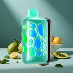 VOZOL RAVE 40000 Wegwerf-Vape Erfrischende Minze 270° Leuchtendes Design Beat-Synced Party-Modus