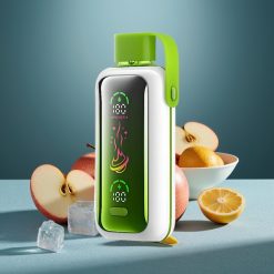 VOZOL Star 20000 Puffs Doppelapfel-Eis 2.2" HD Spiegelbildschirm Dual Mesh 650mAh