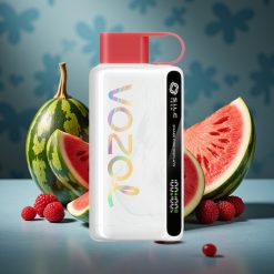 VOZOL STAR 9000/12000 Wegwerf-Vape Himbeere Wassermelone mit S.i.L.C TECH, Schüttel-Display, Mundstückschutz, 30% schnellere Ladung, 650mAh