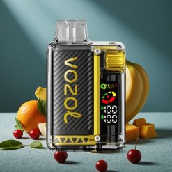 VOZOL Vista 20000 Puffs Dragonfrucht Banane Kirsche OLED 650mAh 2% Nikotin MCU S.i.L.C Dual Mesh 6-Stufen
